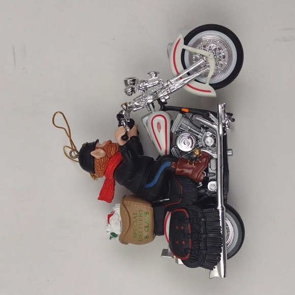 HARLEY DAVIDSON ORNAMENT Collection- LETTERS TO SANTA 1997 Vtg - Picture 3 of 9